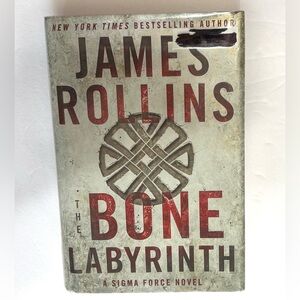 🍀 2 for $20 - The Bone Labyrinth Book by James Rollins - Hardcover